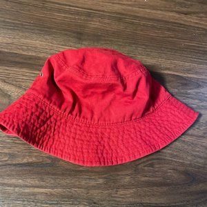Red Bucket Hat
